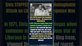 Elvis STOPPED Concert After Homophobic Attack on Liberace — His Response Was UNPRECEDENTED