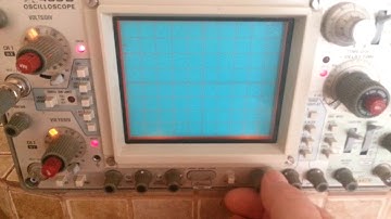 Tektronix 465B Oscilloscope has Short Horizontal Trace Irregularities Part: 1