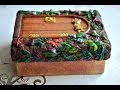 ПОЛИМЕРНАЯ ГЛИНА Декор шкатулки полимерной глиной Polymer Clay Jewelry Box