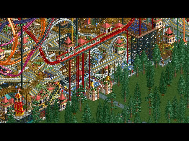 I Built the Densest Park Ever in RollerCoaster Tycoon 2 