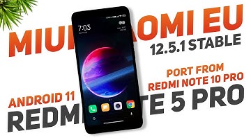 MIUI Xiaomi EU Stable 12.5.1 (Sweet Port) Android 11 - Redmi Note 5 Pro | AOD, Voice Changer