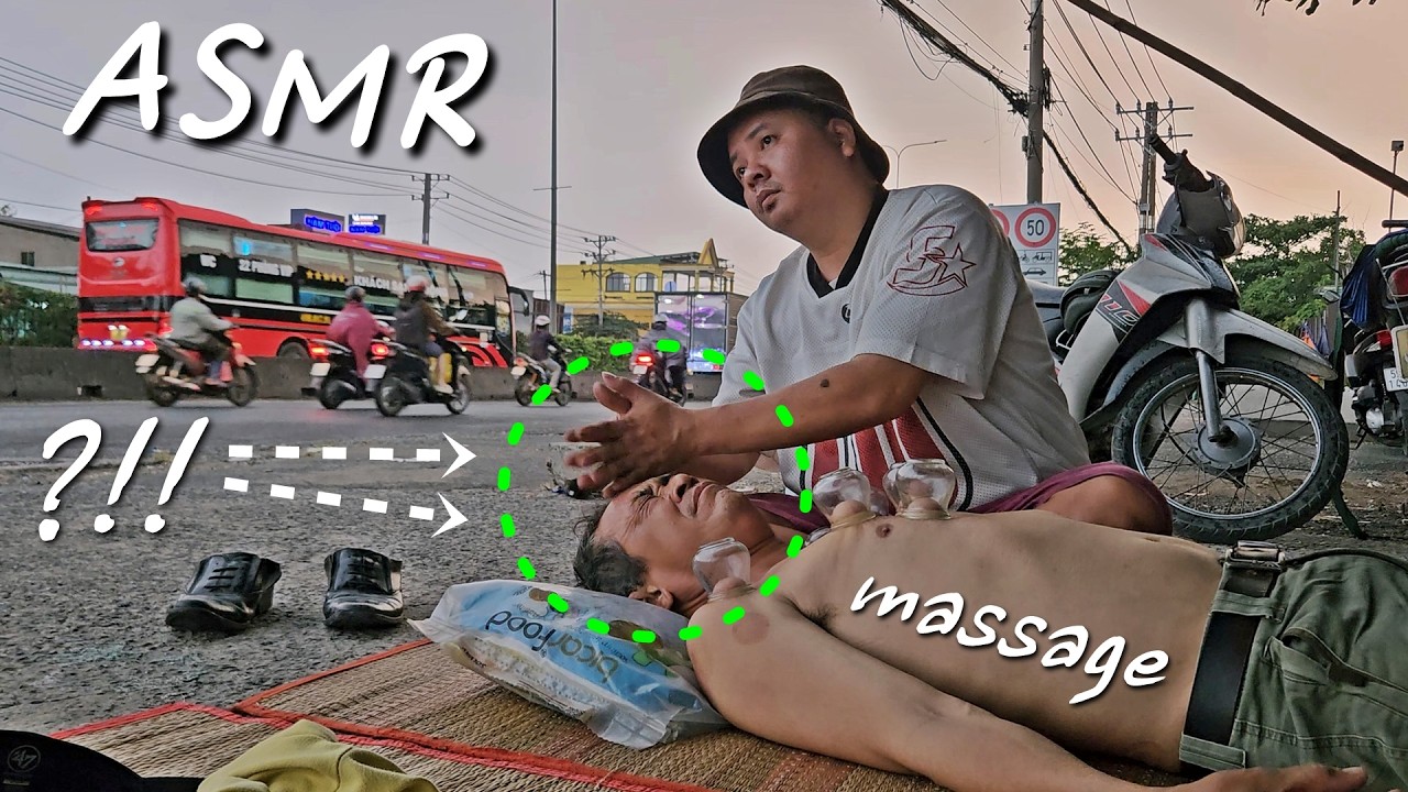The Cheapest $2 ASMR Massage on the Loudest Street [4K]