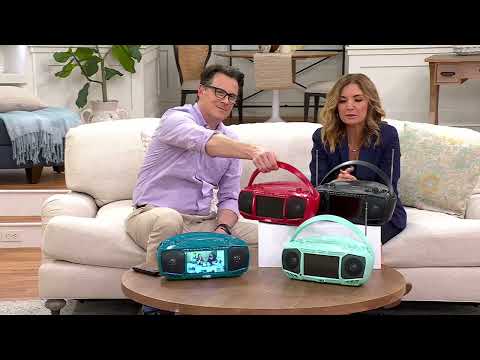 Altec Lansing 7 TV Streaming and Bluetooth Boombox with DVD, CD & Radio on QVC @QVCtv
