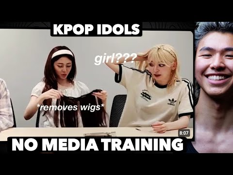 Athlete Reacts "KPOP Idols With Zero Media Training"