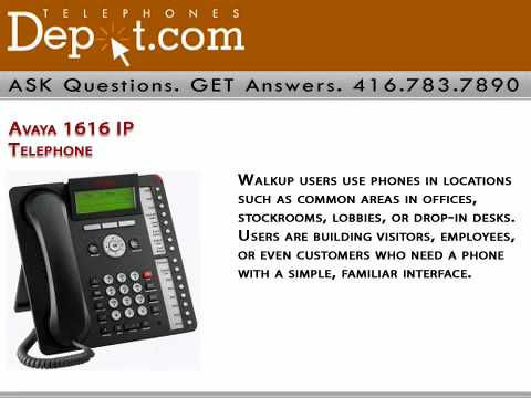 Avaya 1616 IP Telephone TelephonesDepot Business Phone Systems