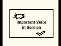 Important verb that help you to learn german faster learngerman deutsch dailydeutsch