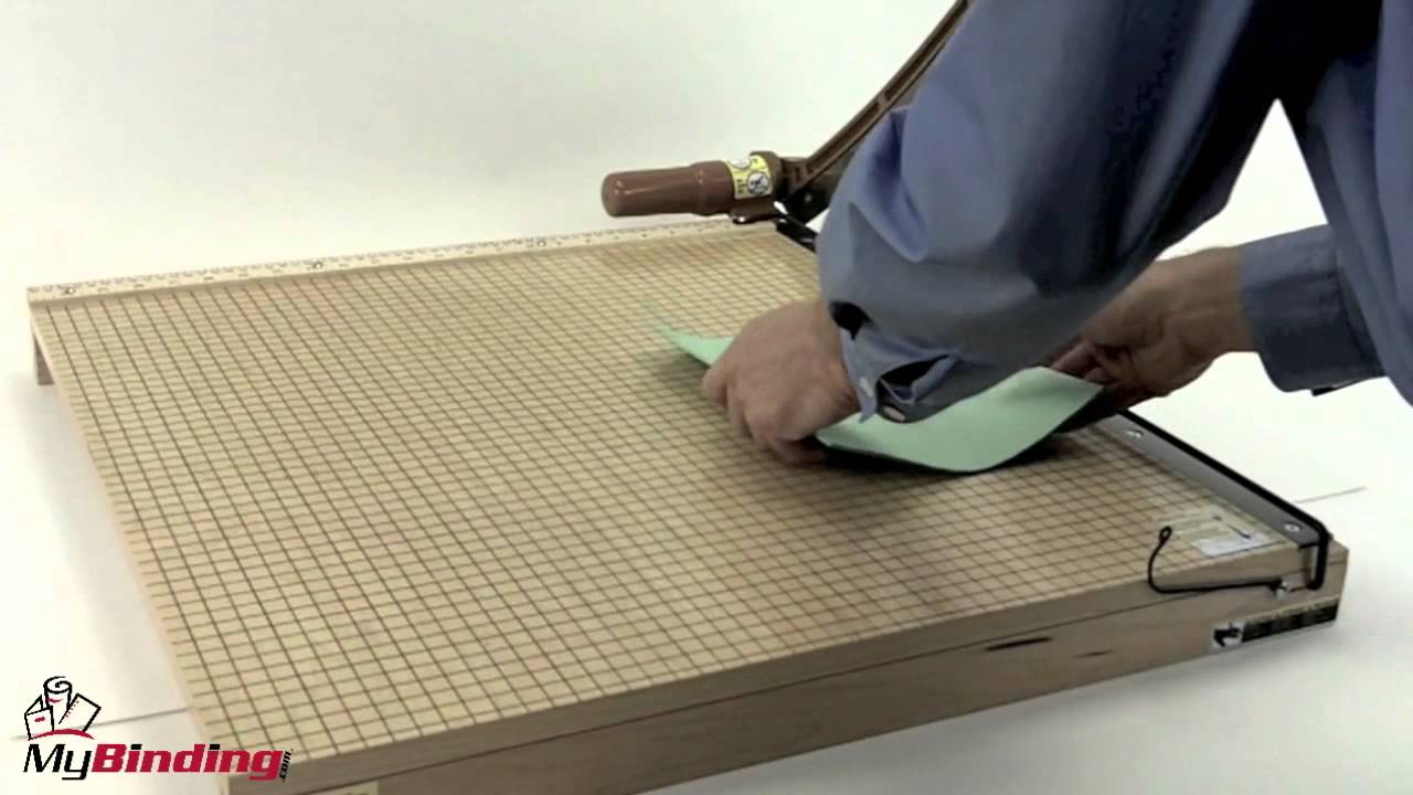 how to use paper cutter youtube