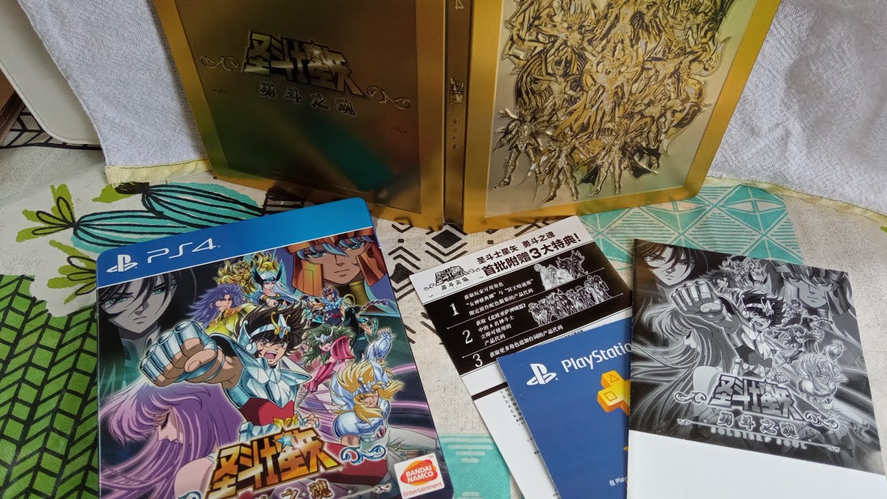 Cavaleiros do Zodiaco Alma dos Soldados Unboxing Steelbook (Saint