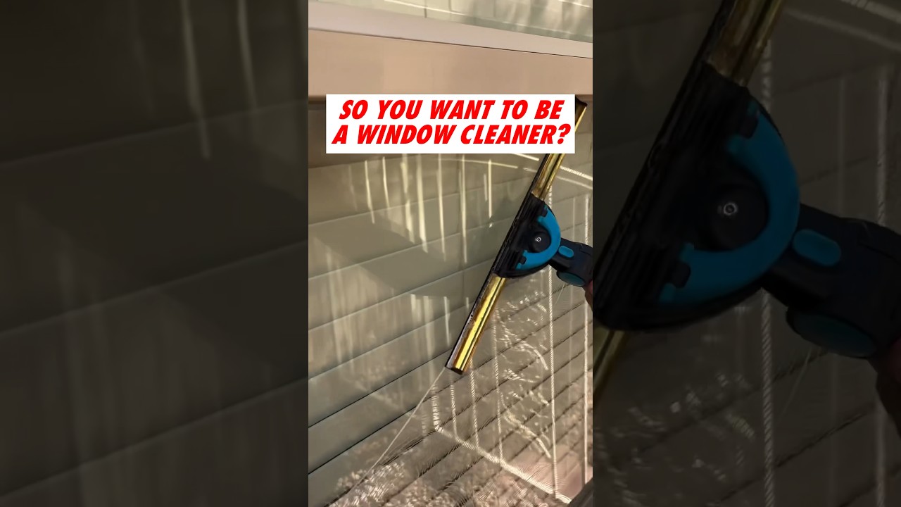 So you want to be a window cleaner?