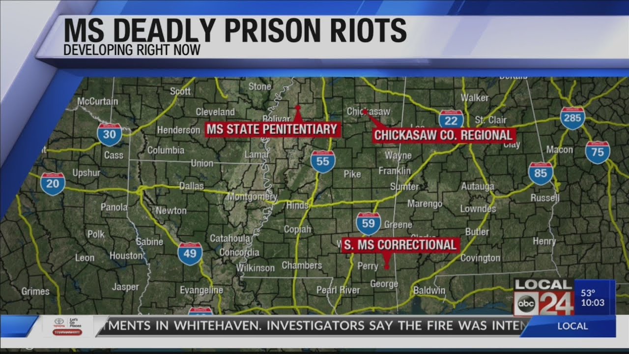 Four inmates have died in Mississippi state prisons this week, prisons