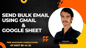 Send Bulk Email Using Gmail & Google Sheet | Email Marketing | Malayalam