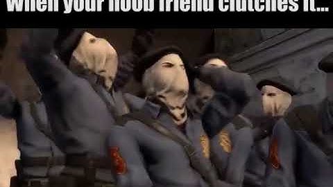 When your NOOB friend clutches it... - CSGO FUNNY || Thuglife