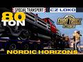 ETS 2 Gerçekçi Sürüş | Oulu → Rovaniemi 80 TON Lokomotif Teslimatı | Special Transport