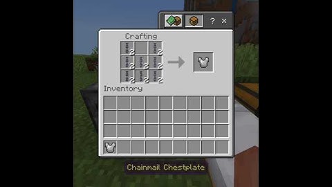 Minecraft chain armor #minecraft #shorts