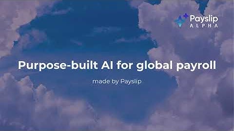 Payslip Alpha: Purpose-Built AI for Global Payroll Teams