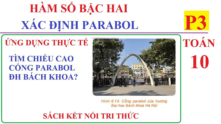 Bài tập về parabol lớp 10 có lời giải năm 2024