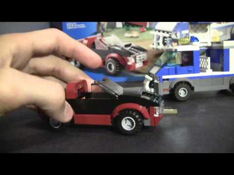 YouTube thumbnail: LEGO City 4441 Police Dog Van Review