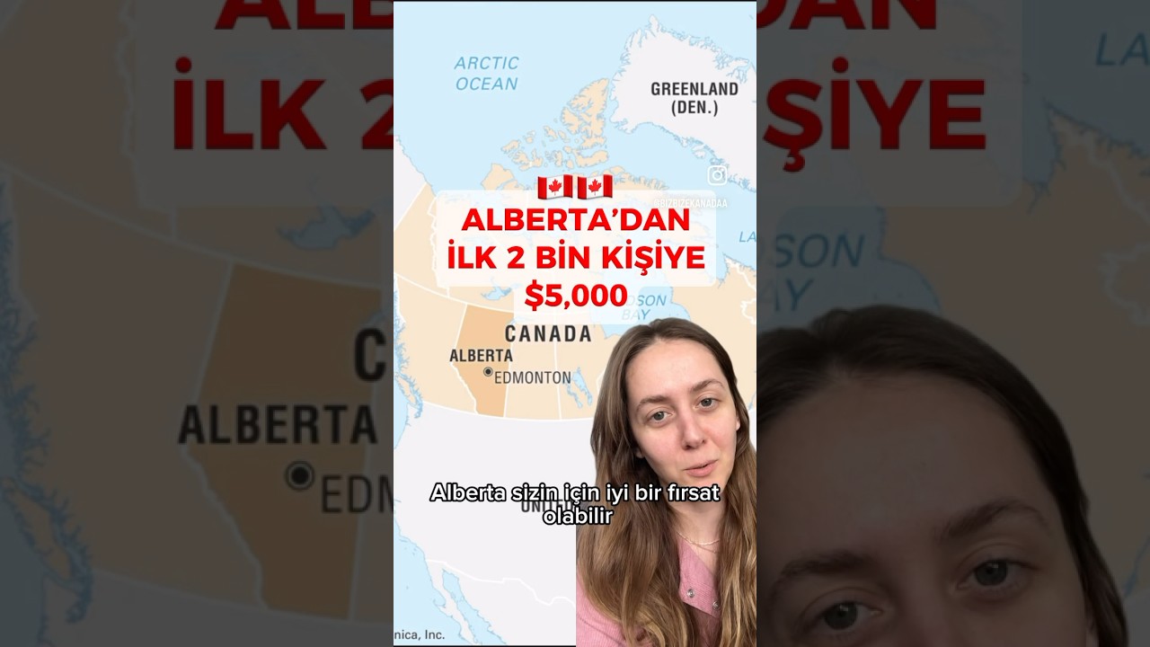 Alberta’dan İlk 2 Bin Kişiye $5000 (Ayrıntılar Yorumda)