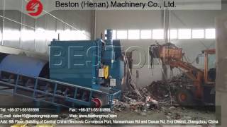Beston Municipal Solid Waste Sorting Plant Working Process