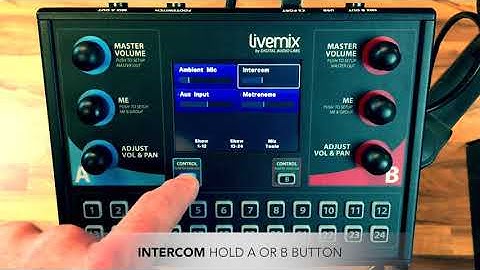 Livemix: Built-in Intercom System