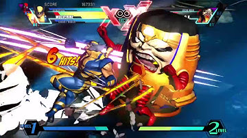 ULTIMATE MARVEL VS. CAPCOM 3 Ghost Rider,Deadpool,Wolverine Gameplay Request