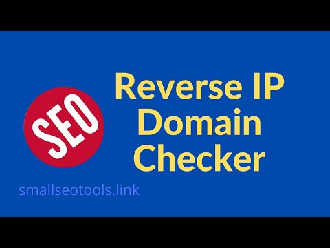 How to Reverse IP lookup | Reverse IP Domain Checker | Smallseotools