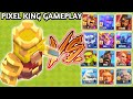 Pixel King Vs Max Level Troops | New Hero Skin  | Clash of Clans