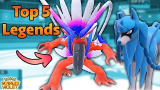 These Are the TOP 5 Most Used Legendary Pokemon in Scarlet and Violet Competitive Ranked!