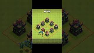 MAX Baby Dragons vs MAX Lvl Archer Towers | coc | cocshorts | clashview | clashofclans screenshot 4