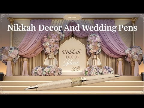 'Elegant Nikkah Decor