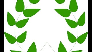 Drawing of Leaf branch using coreldraw , coreldrawtips