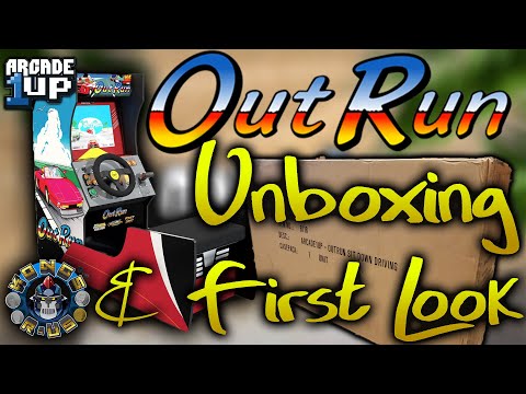 Outrun Sit Down Arcade 1up - Unboxing and First Look!! from Kongs-R-Us