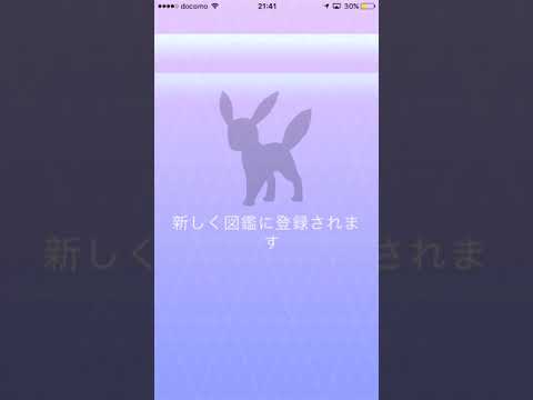【ポケモンGO】イーブイをブラッキーに進化