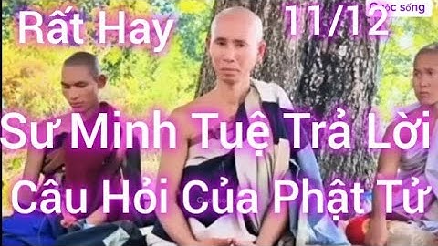 11/12 Sư Minh Tuệ Trả Lời Câu Hỏi Của Phật Tử Rất Hay