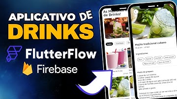 [FlutterFlow] Como Criar um Aplicativo de Receitas de Drinks Completo
