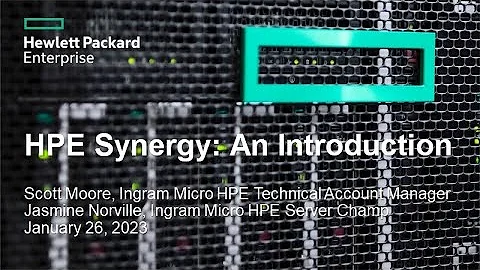 Ingram Micro SDAS Presents: An Introduction to HPE Synergy
