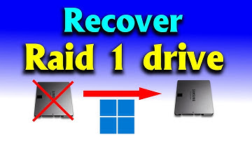 How to recover a failed raid 1 drive in Windows