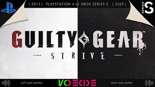Guilty Gear Strive (PlayStation 4 vs Xbox Series S) Side by Side Comparison