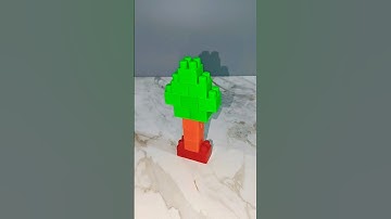Building Blocks Tree 🌴| LEGO Tree | ASMR sound #shorts #shortvideo #asmr #asmrsounds #diy #lego