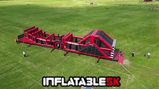 The WORLD's BIGGEST, BOUNCIEST and BEST Inflatable Obstacle Course - Inflatable 5k 🤩