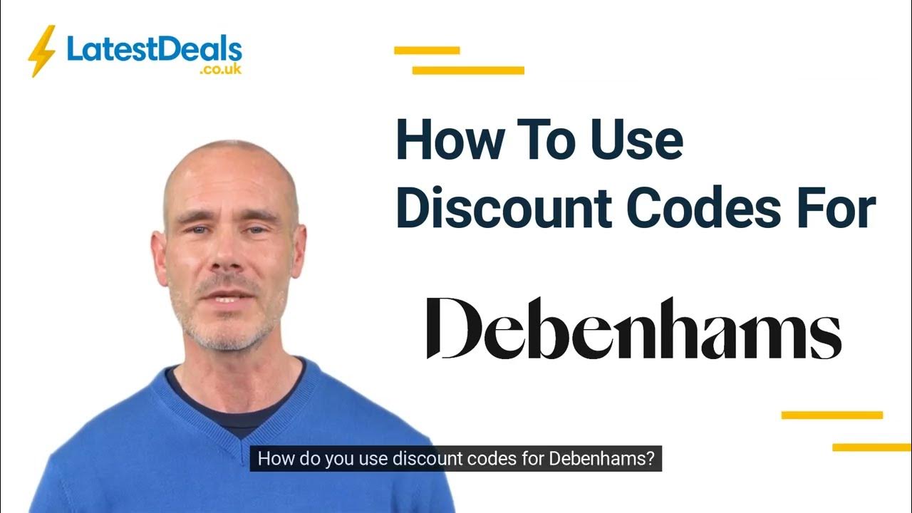 Debenhams Discount Codes How to Find & Use Vouchers YouTube