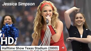 [FHD 60 FPS] Jessica Simpson - I Think I&#39;m in Love with You (Live Halftime Show Texas Stadium, 2000)