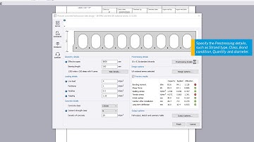 Precast concrete hollowcore slab design (EN1992)