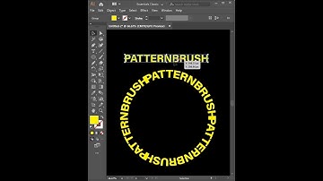 Pattern Brushes Illustrator #brushes #Illustrator #ytshorts