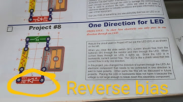 Only ONE Direction for LED to Work - Elenco Snap Circuits Extreme Electronics Hobby Kit Project 8