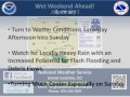 7-26-13: A wet weekend ahead!