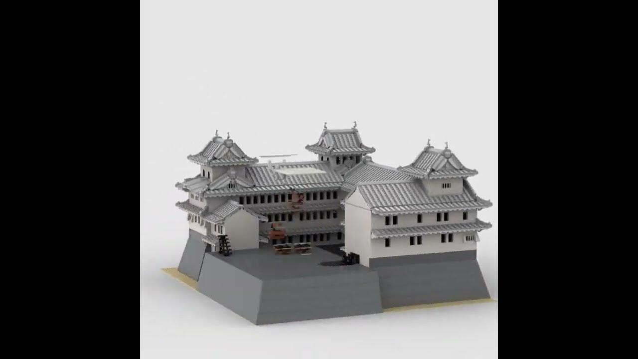 7 Awesome Japanese Castles Made of Lego