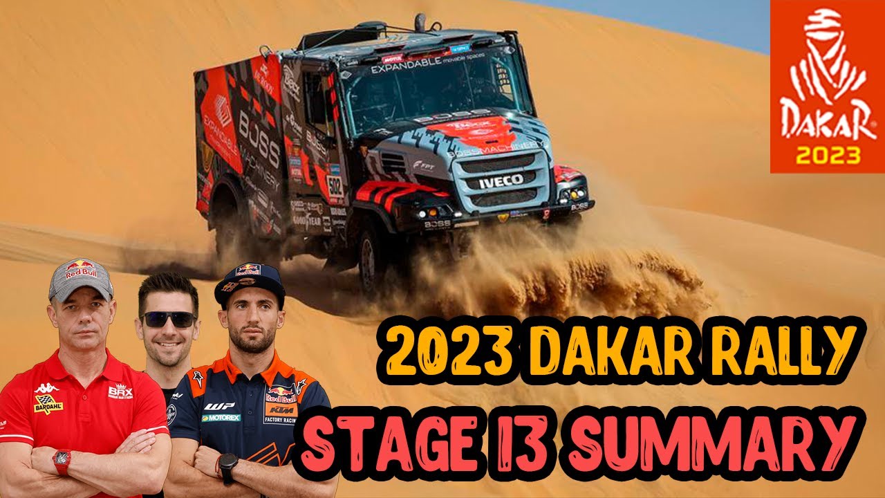 Stage 13 Summary - 2023 Dakar Rally - Penultimate Stage Before the ...