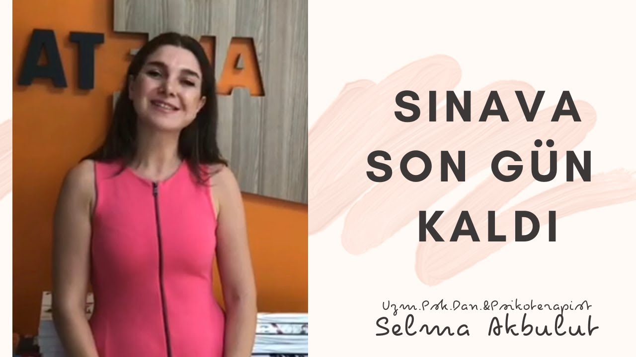 Sınava Son Gün Kala Ne Yapılır? YouTube