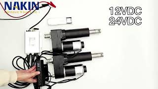 HOW DO YOU SYNCHRONIZE 2 linear actuators with 1 controller